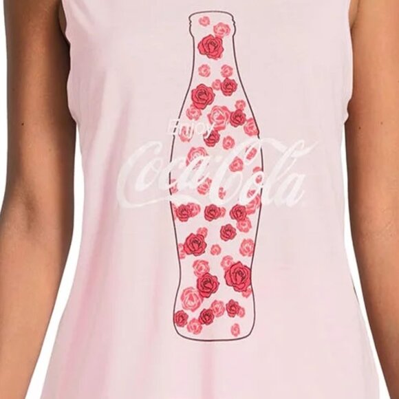 Coco-Cola Women's 2pc Tank & Shorts Pajama Set with Socks - NWT - XL- 2X - Picture 2 of 3